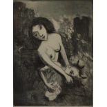 Garry Shead (1942-), Inferno etching, artists proof, signed in pencil lower right, signed 19.5cm x