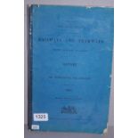 NSW Railways & Tramways 1882 Annual Report 33cm x 21cm, 1.8cm thick