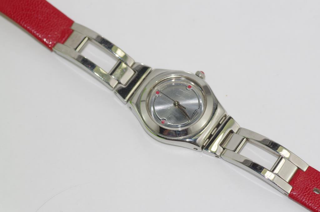 Swatch Rote Lippen watch, with Terner watches, Guess watch and watch marked Christian Dior and - Image 2 of 2