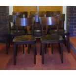 Set of 8 Thonet dining chairs