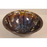 Australian Peter Wilson studio pottery bowl signed to base, 26cm diameter . Provenance: given to the