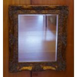 Ornate gilt framed mirror 68cm x 59cm