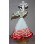 Murano glass lady figurine H28cm approx