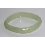 1920s pale green carved jade bangle Chinese export bought by family in China