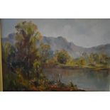 Margaret Bugler, Reflections oil on board, signed lower left, 29cm x 39cm approx.