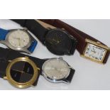 Five various watches including Yema, CYRA and Olivia