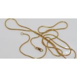 9ct yellow gold chain weight: approx 7 grams, size: approx 66.5 cm length