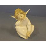 Lladro figurine "Angel dreaming" ref. no.4961, 18 cm high