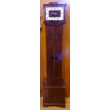 Art Deco Moore and Wright grandfather clock H153cm approx