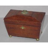 Georgian sarcophagus tea caddy