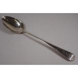 George III sterling silver basting spoon