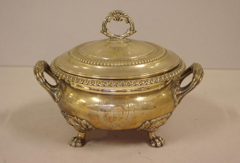 George III sterling silver sauce tureen - Image 3 of 8