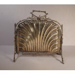 Fenton Brothers silver plated fold away basket