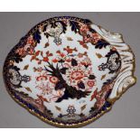 Victorian Derby imari pattern serving dish