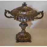 Mid 19th century Swedish silver centrepiece