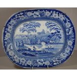 Early 19th century English pearlware platter