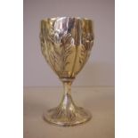 George III sterling silver goblet