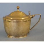 George III sterling silver mustard pot