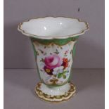 English early 19th century bone china vase