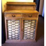 Limed 2 door side cabinet