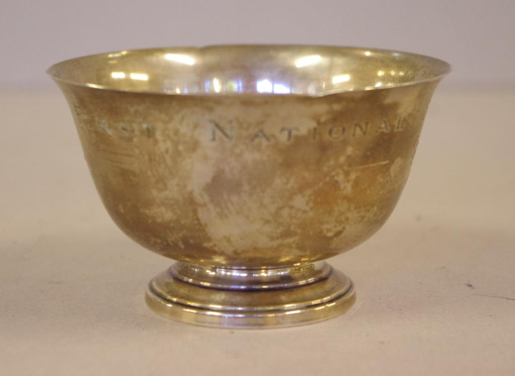 American National Bank of Boston silver bowl