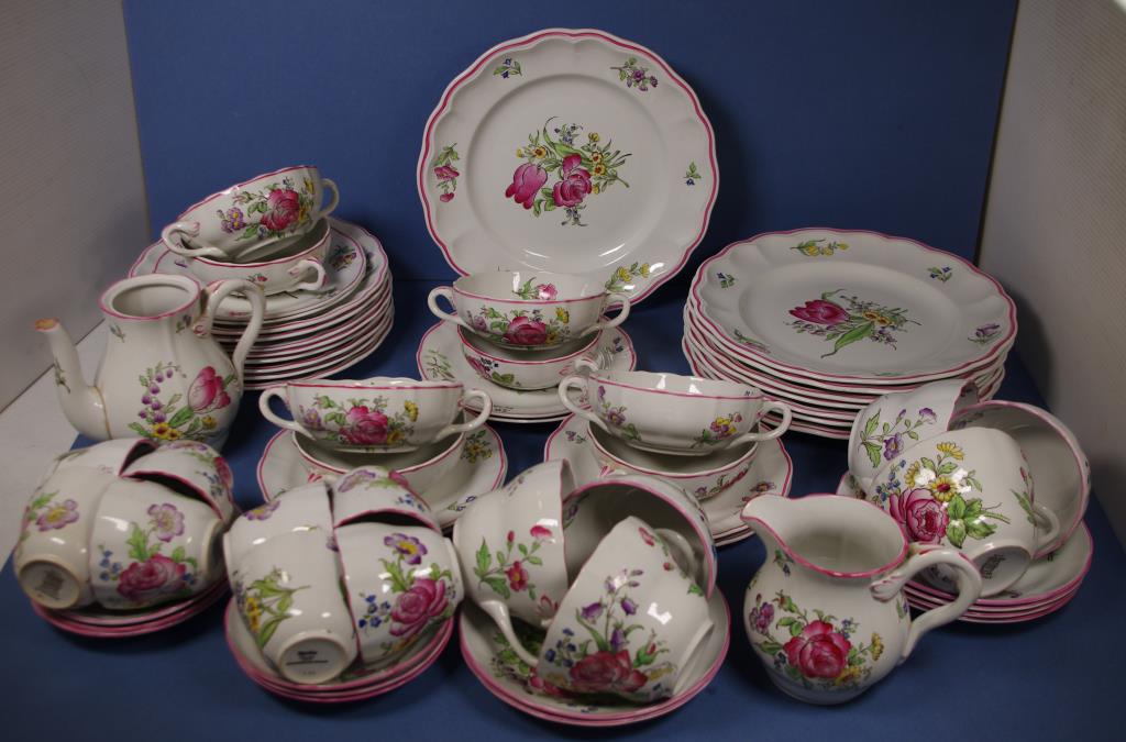 Sixty piece early Copeland Spode dinner set