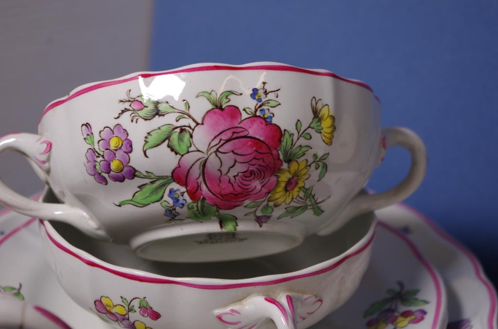 Sixty piece early Copeland Spode dinner set - Image 3 of 3