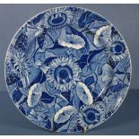 Spode blue & white 'Convolvulus' pattern plate