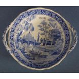 Spode 'Tiber' pattern handled dish