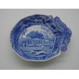 Spode 'Indian Sporting Scenes' pickle dish