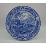 Spode 'Indian Sporting Scenes' dinner plate