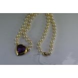 Akoya pearl necklace