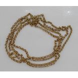 Antique 9ct gold chain