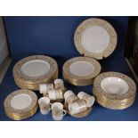 Part Royal Doulton "Sovereign" dinner/coffee set