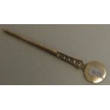 Elizabeth II sterling silver letter opener