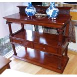 Victorian mahogany dumb waiter