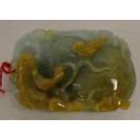 Chinese carved jade pendant