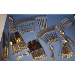 Seventy four piece Community plate cutlery set