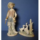 Lladro fisherman figure