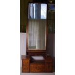 Japanese dressing table cheval mirror
