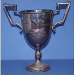 A.M.Y.S silver plate trophy