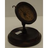 Antique wooden pocket watch stand