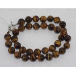 Tigers eye bead necklace