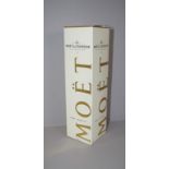 One bottle Moet et Chandon champagne