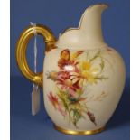 Antique Royal Worcester ewer vase