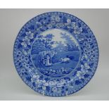 Spode 'Milkmaid' pattern dinner plate