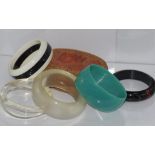 Five various bangles