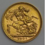 Australian Gold Sovereign 1901 Perth