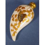 Rare antique Royal Worcester perfume bottle