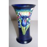 Moorcroft Iris pattern vase